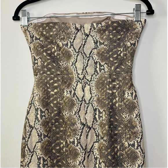 Katie May Vixen Strapless Faux Leather
Snake Midi Dress - Picture 9 of 13